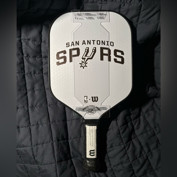 San Antonio Spurs Wilson Team Fierce Pickle Ball Paddle NWT NBA